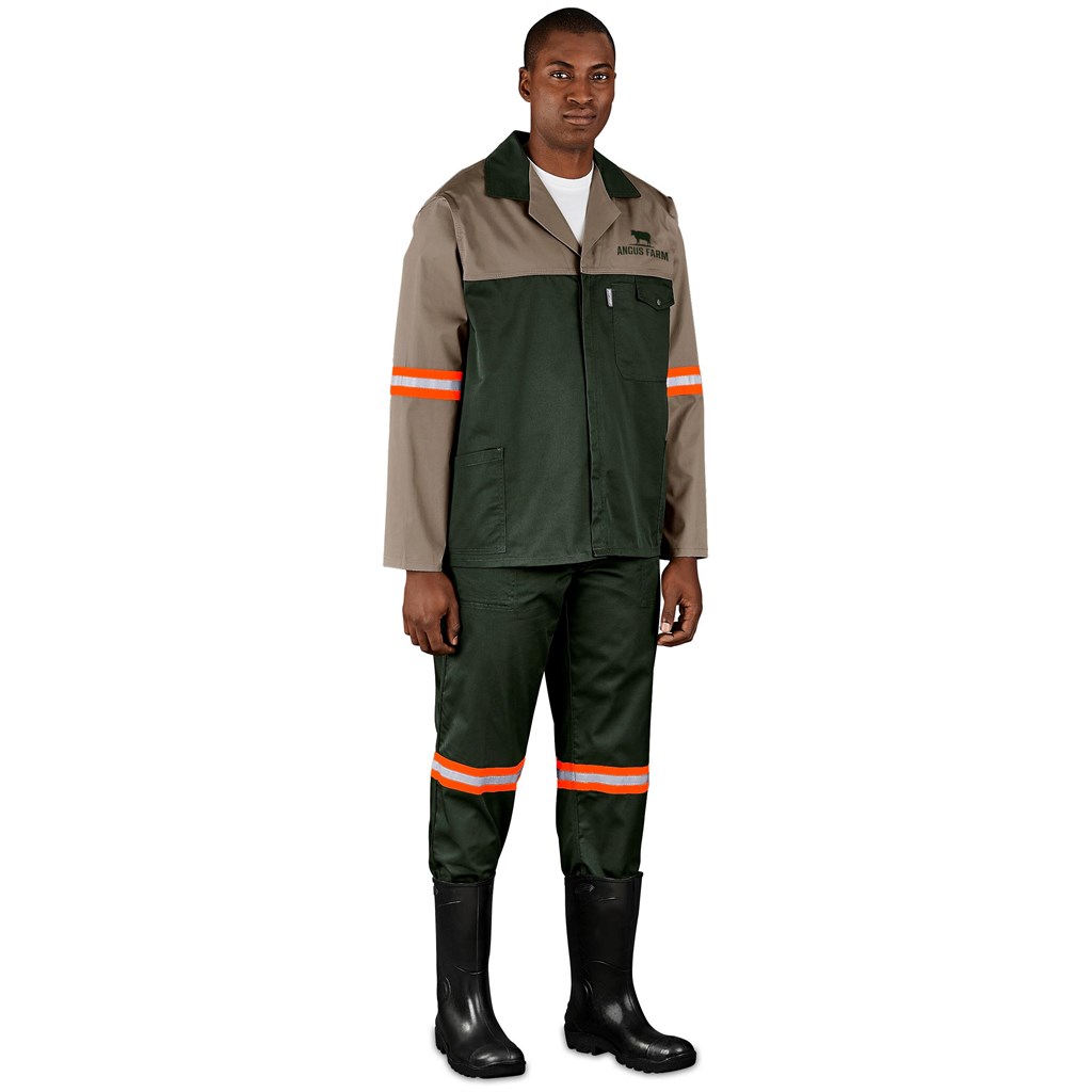 Site Premium Polycotton Pants - Reflective Legs - Orange Tape - Image 2