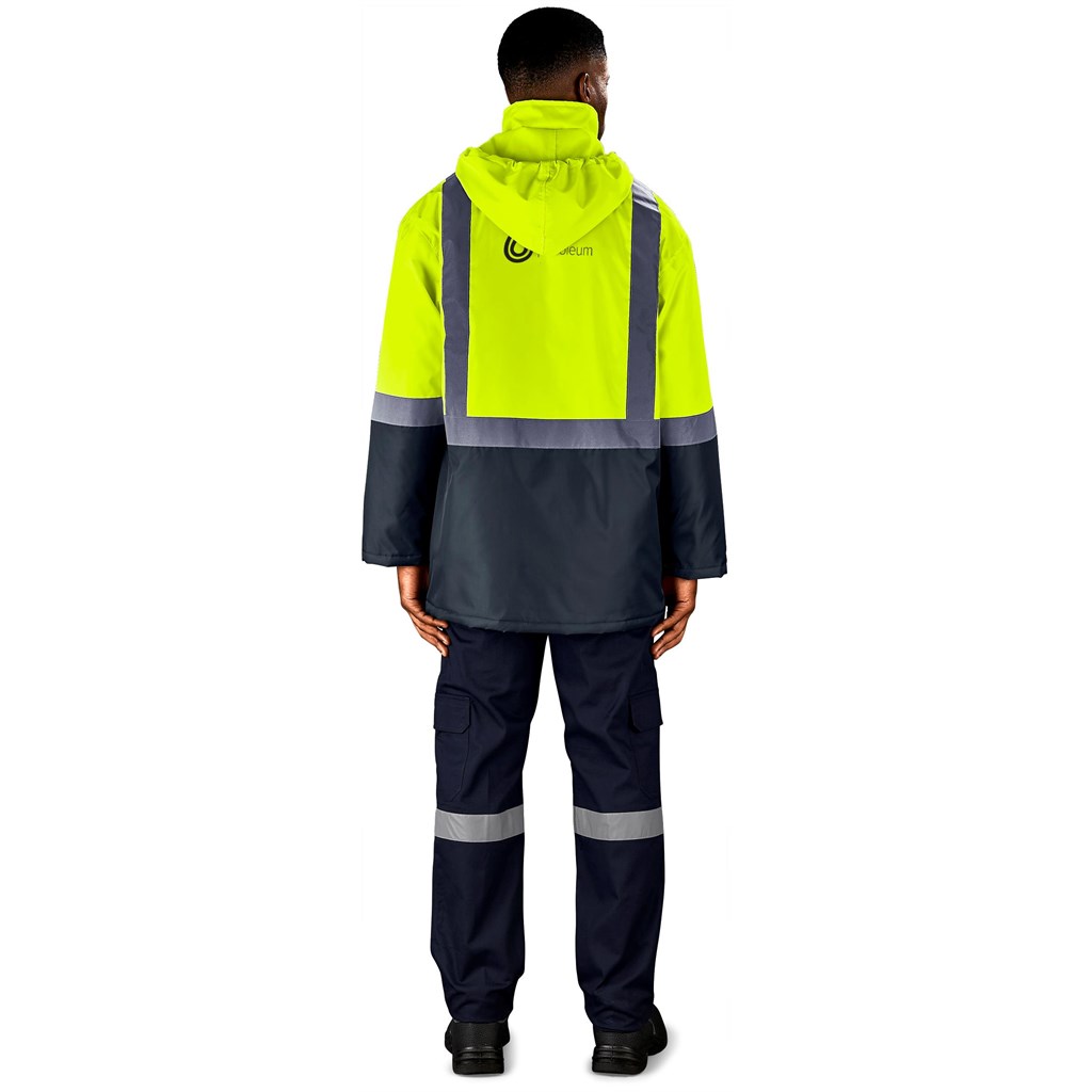 Hazard Padded Two-Tone Hi-Viz Reflective Jacket - Image 2