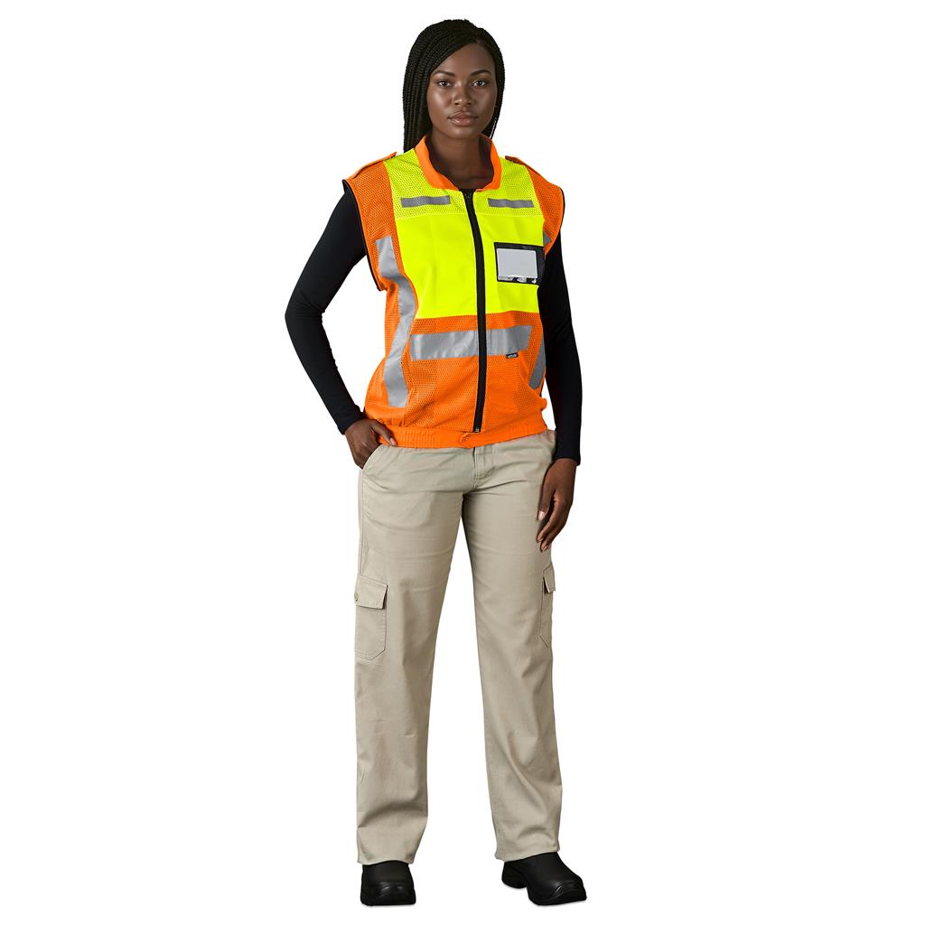 Metro Two-Tone Hi-Viz Reflective Zip-Off Jacket - Image 2