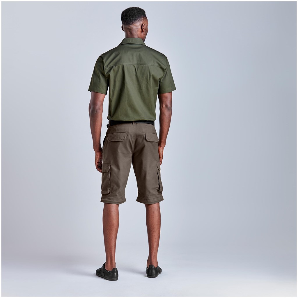 Mens Cargo Zip Off Pants - Image 2