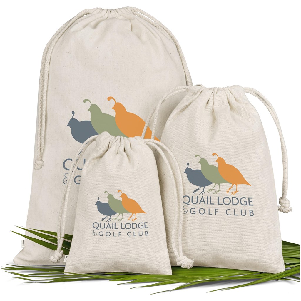 Okiyo Chikara Mini Cotton Drawstring Pouch - Image 2