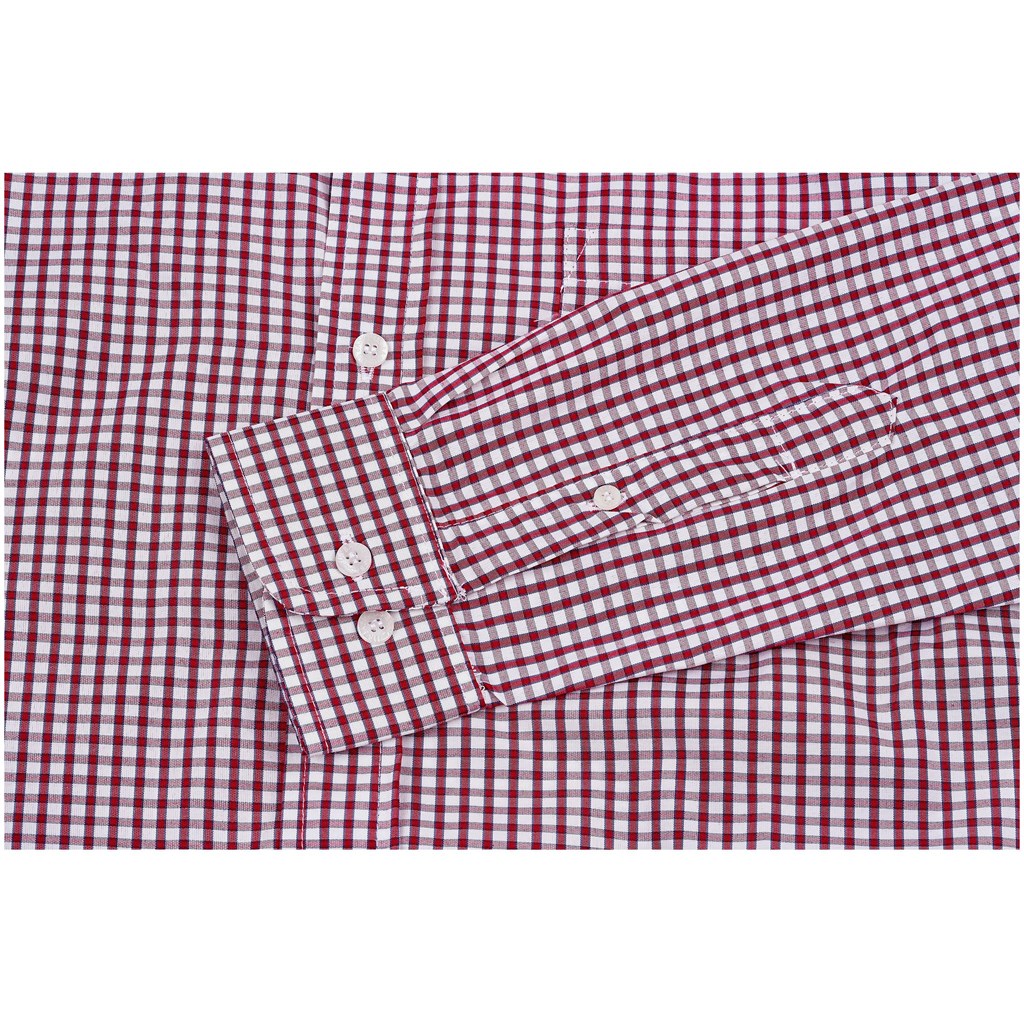 Ladies Long Sleeve Kenton Shirt - Red - Image 2