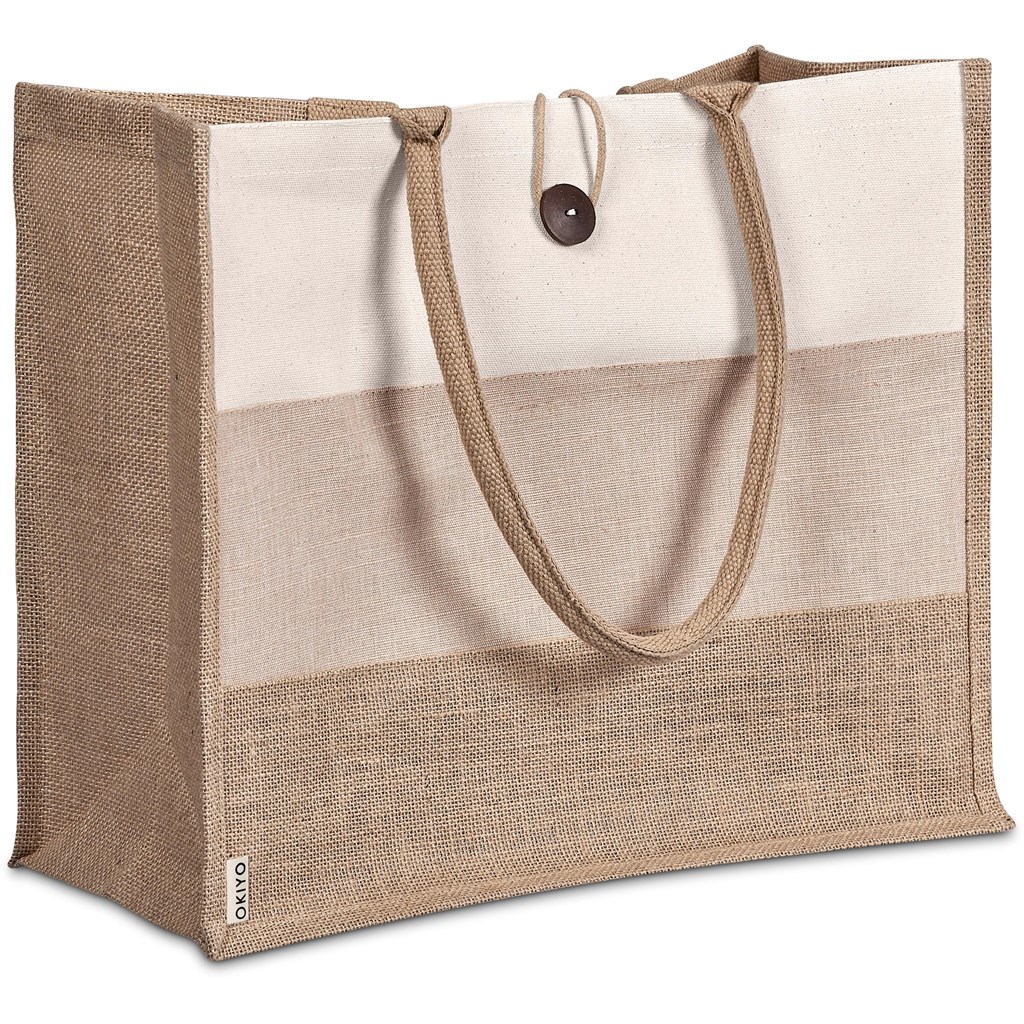 Okiyo Fukei Jute & Cotton Tote - Image 2