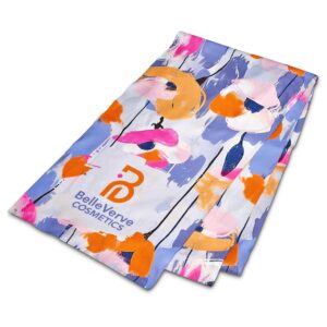Pre-Printed Hoppla Snuggle Polar Fleece Scarf - Double-Sided Branding