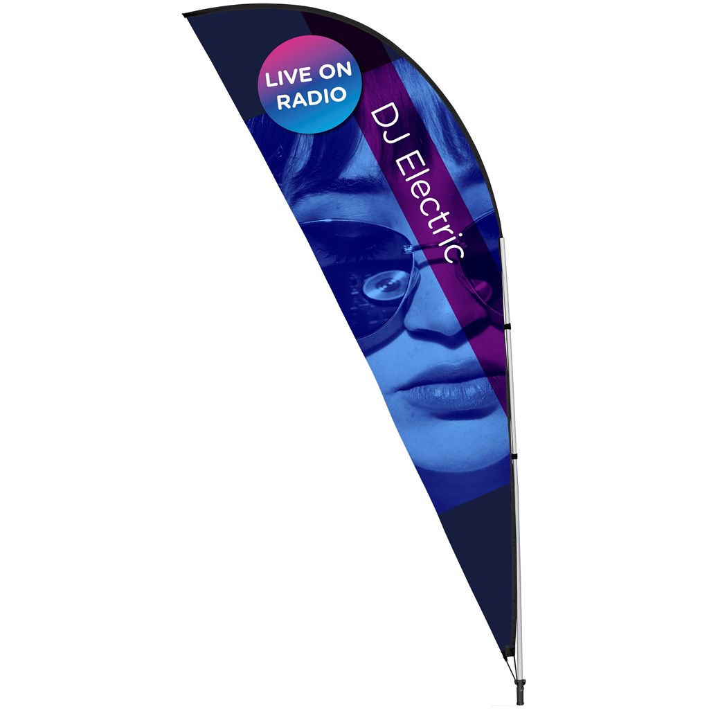 Legend 3M Sublimated Sharkfin Double-Sided Flying Banner - 1 complete unit - Image 2