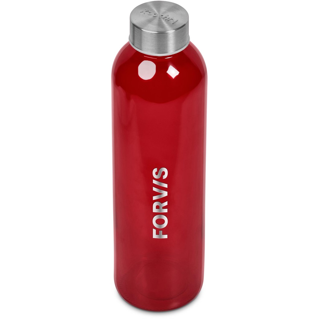 Kooshty Pura Plus Glass Water Bottle – 750ml - Red - Image 2