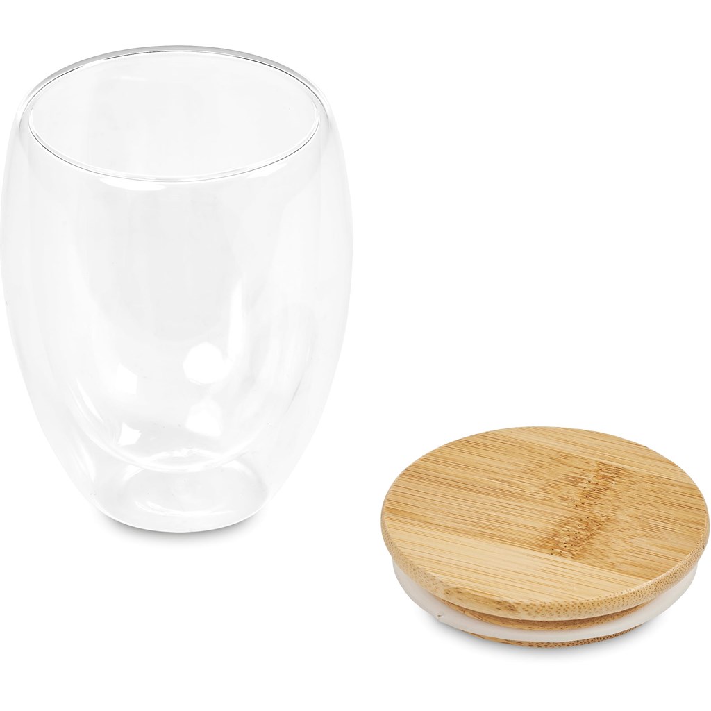Okiyo Aibo Glass & Bamboo Coffee Set - Image 2