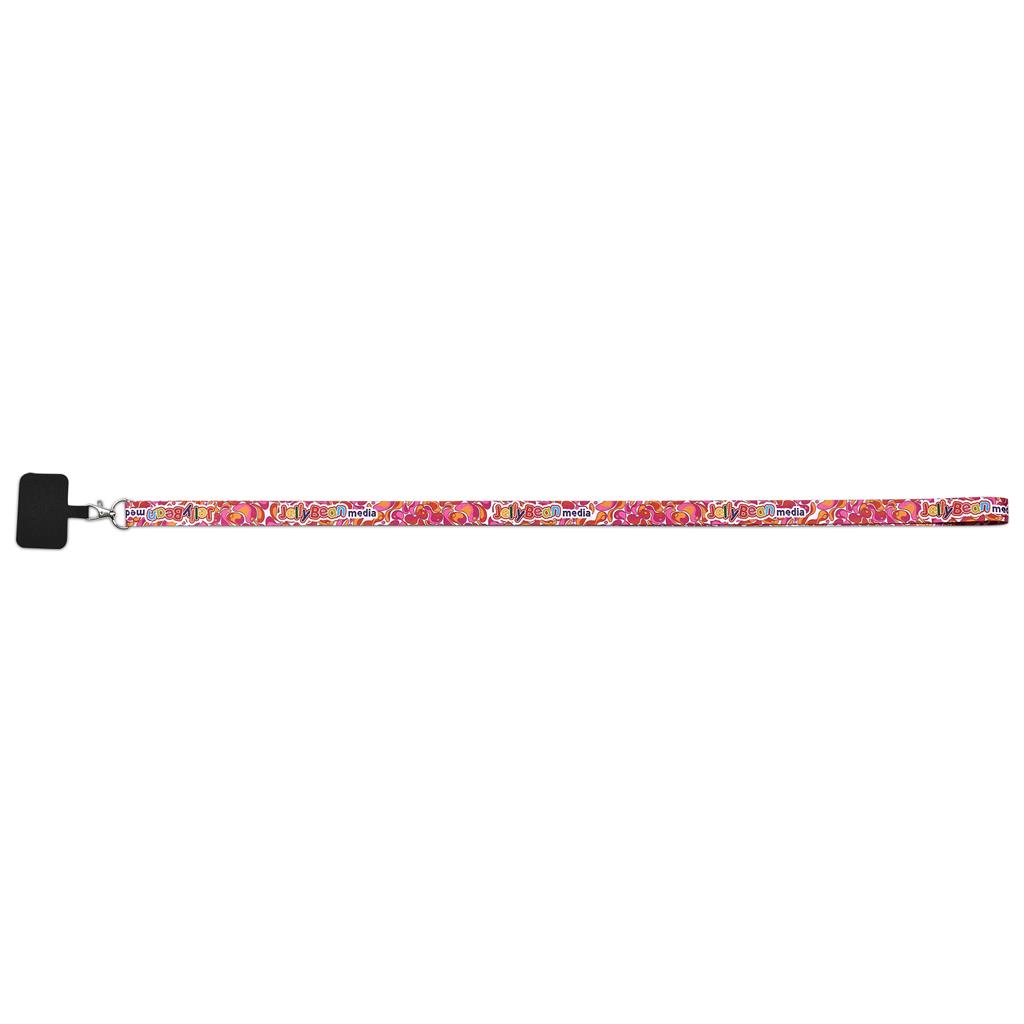 Altitude Turaco Double-Sided Sublimated Satin Crossbody Phone Strap - Image 2
