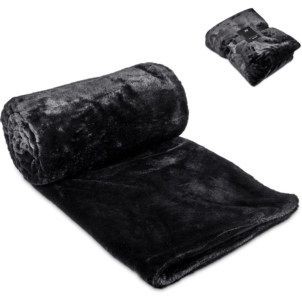 Alex Varga Palazzo Faux Fur Fleece Blanket - Image 2