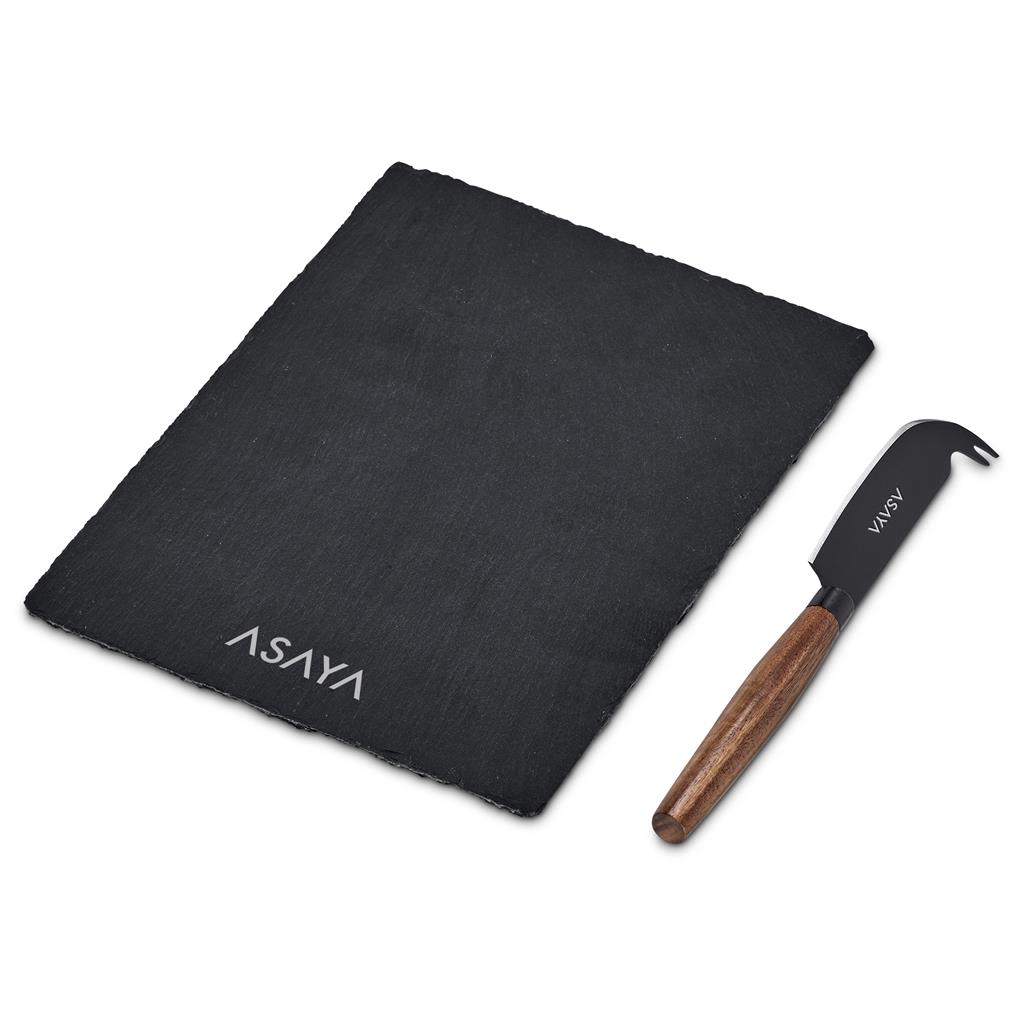 Andy Cartwright Clarens Slate Cheese Board Set - Image 2