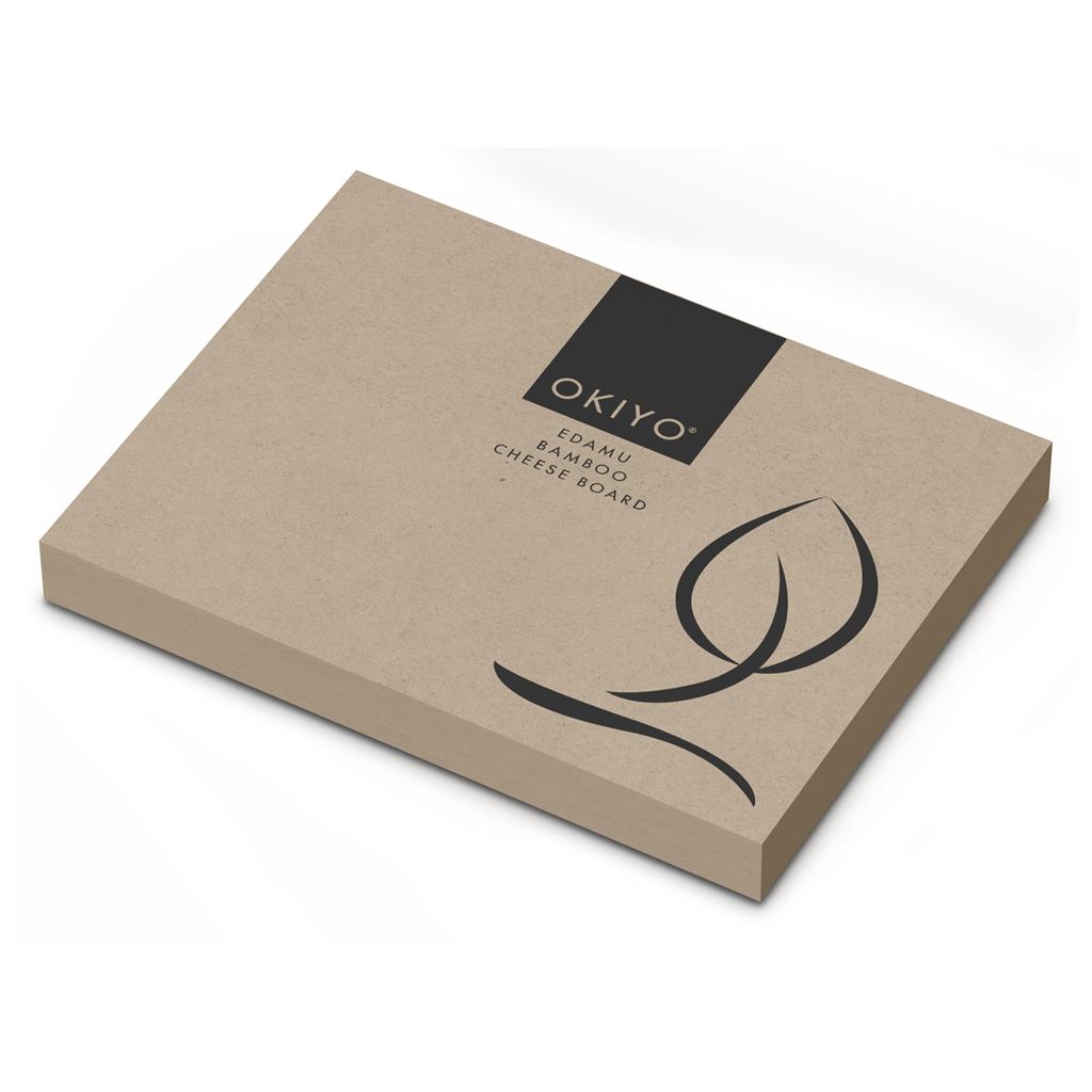 Okiyo Edamu Bamboo Cheese Board Set - Image 2