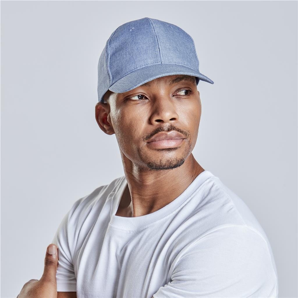 Austin Linen Cap - 6 Panel - Image 2