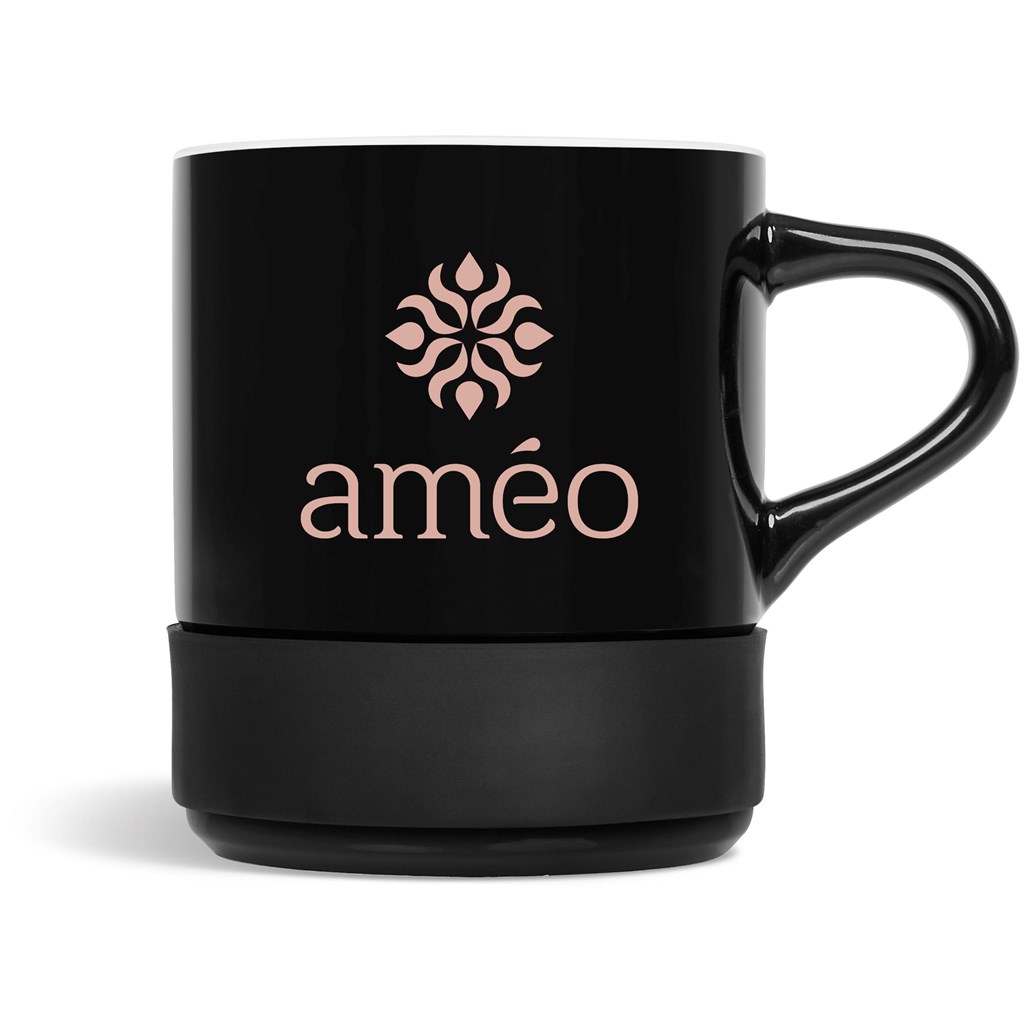 Kooshty Mixalot Ceramic Coffee Mug - 320ml - Black - Image 2