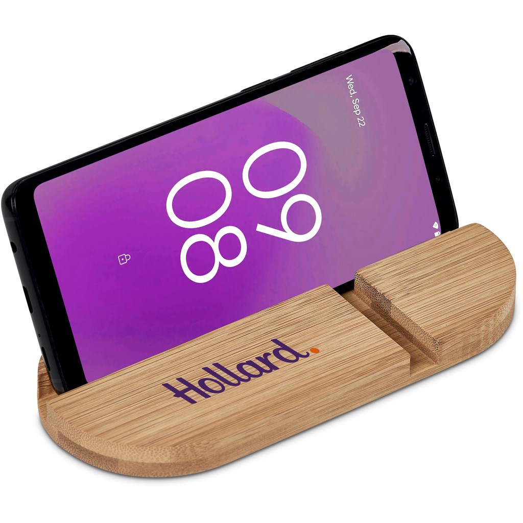 Okiyo Kurosu Bamboo Phone Stand - Image 2