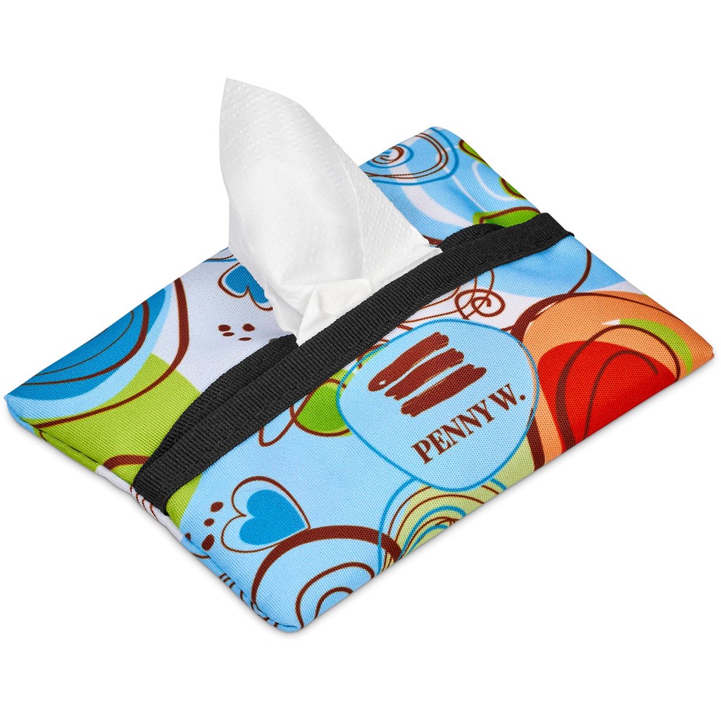 Pre-Printed Sample Hoppla Wolseley Polyester Tissue Pouch - Image 2