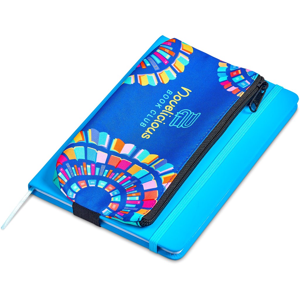 Pre-Printed Sample Hoppla Scribbler Polyester Large Pencil Case To Fit An A5 Notebook - Image 2