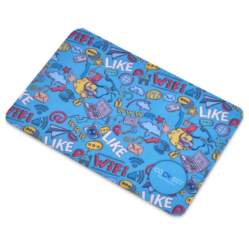 Pre-Printed Sample Hoppla Sparkra Polyester Keyboard Protector Cloth - Image 2