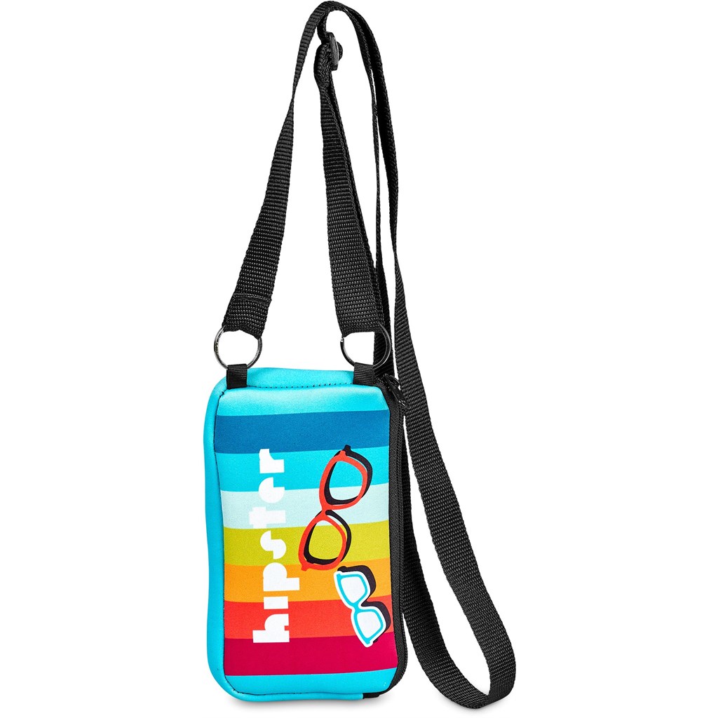 Pre-Production Sample Hoppla Paarl Neoprene Cell Phone Pouch - Image 2