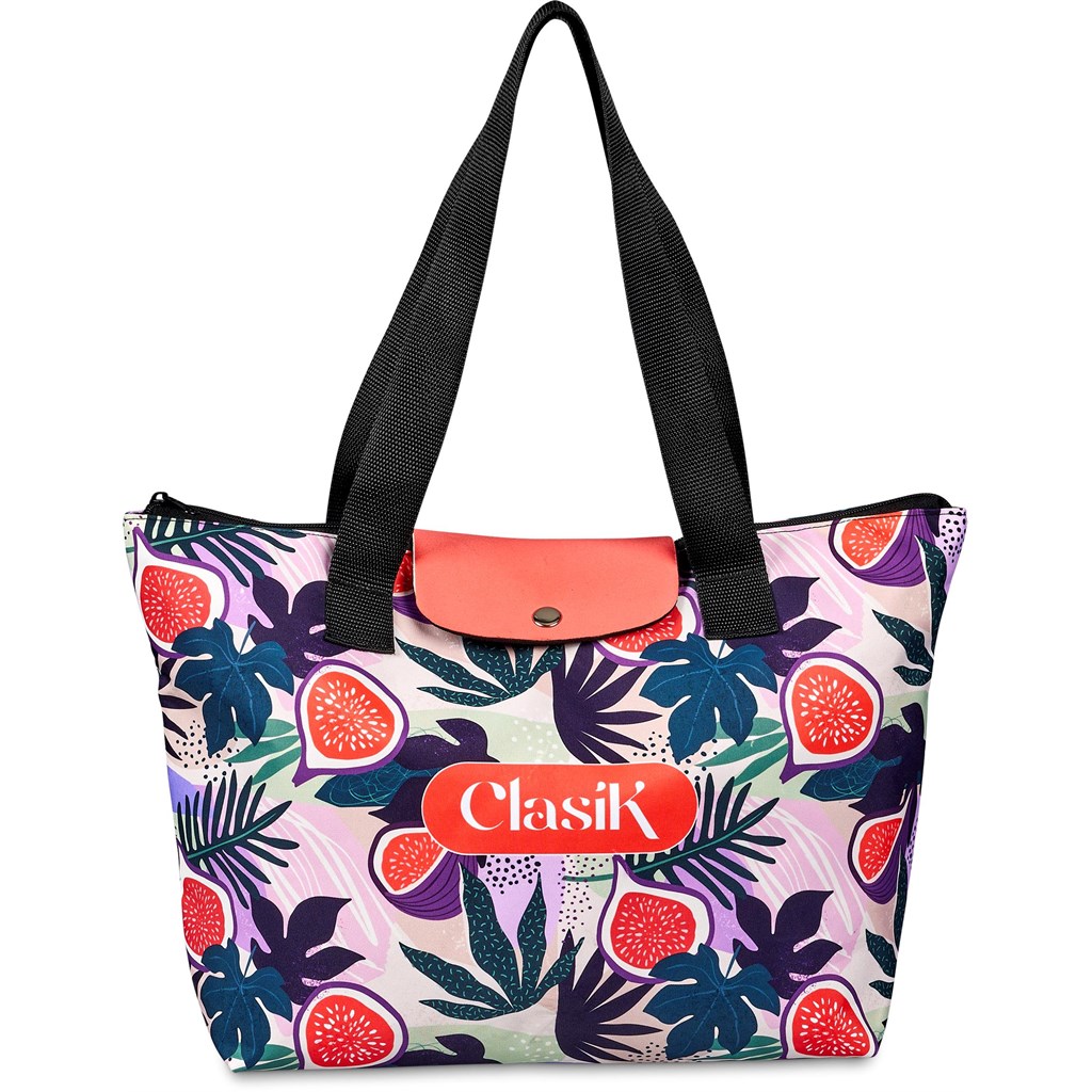 Pre-Production Sample Hoppla Rosebank Polyester Roll-Up Tote Bag - Image 2