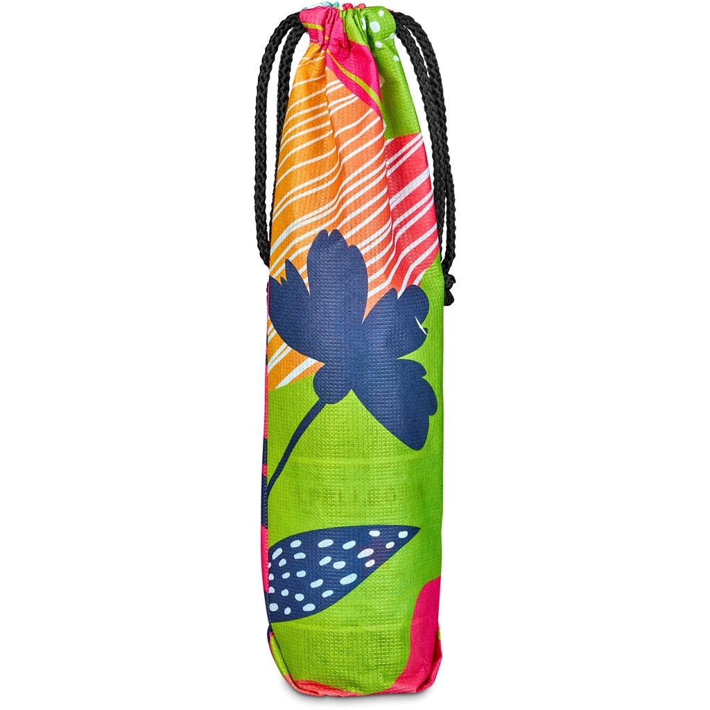 Pre-Production Sample Hoppla Tipsy RPET Wine Bottle Drawstring Bag - Image 2