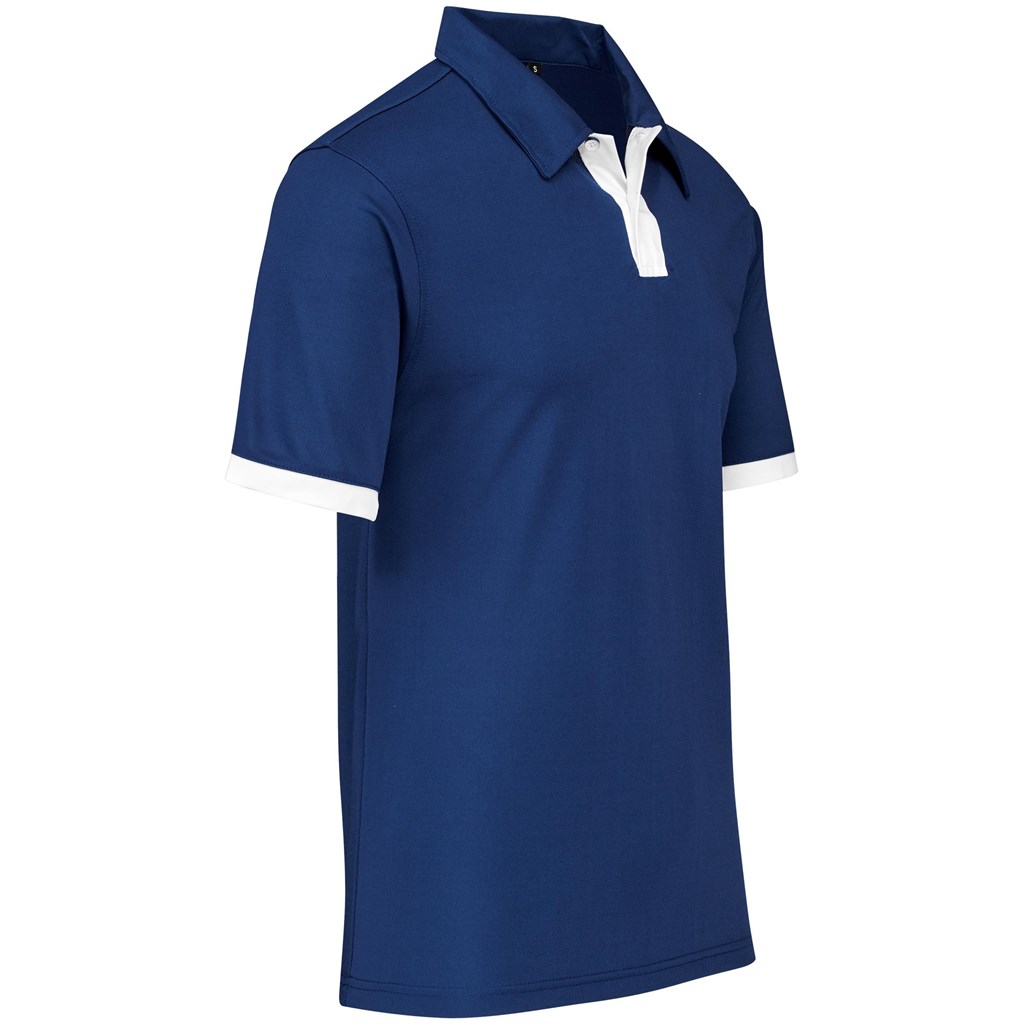 Mens Contest Golf Shirt - Navy - Image 2