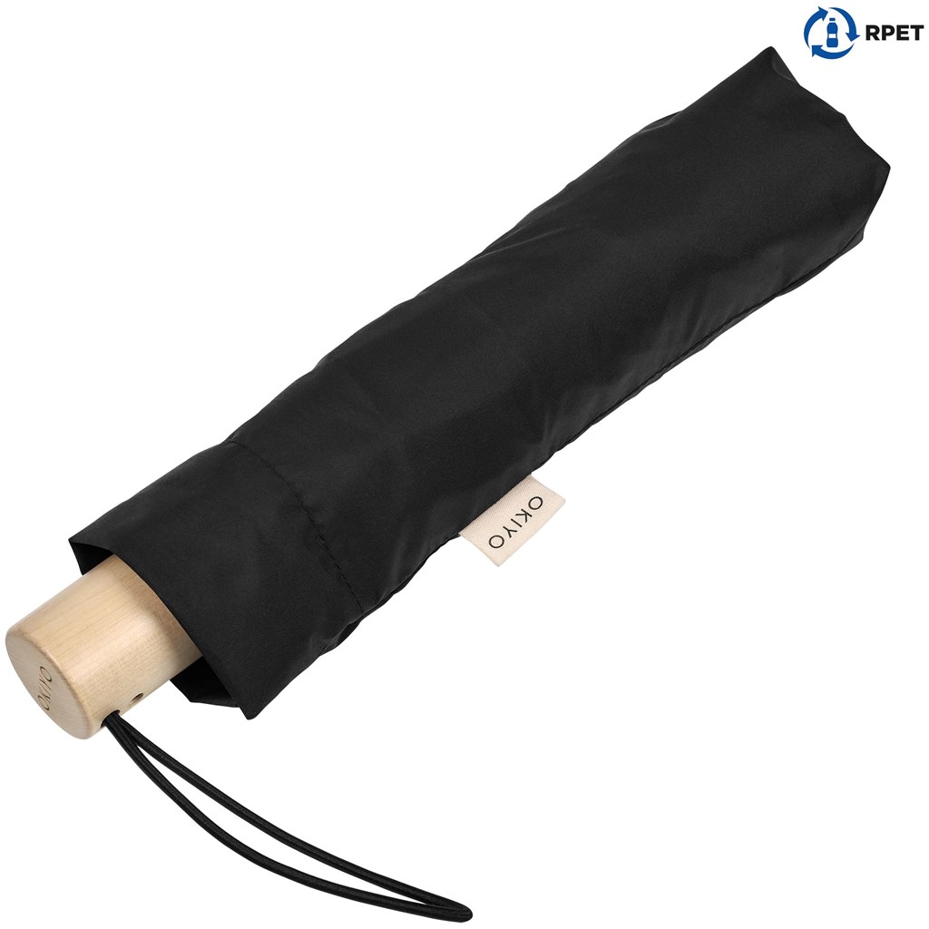 Okiyo Ameno Recycled PET Auto-Open Compact Umbrella - Image 2